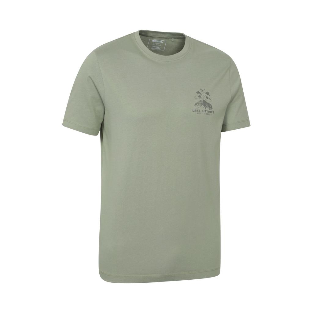 Mountain Warehouse Men's Lake District Back Print Short-Sleeved T-Shirt