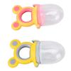 2pcs Baby Food Fruit Feeder Pacifier Cute Safe Self Feeding Nipple Teething Toy for Infant Toddler
