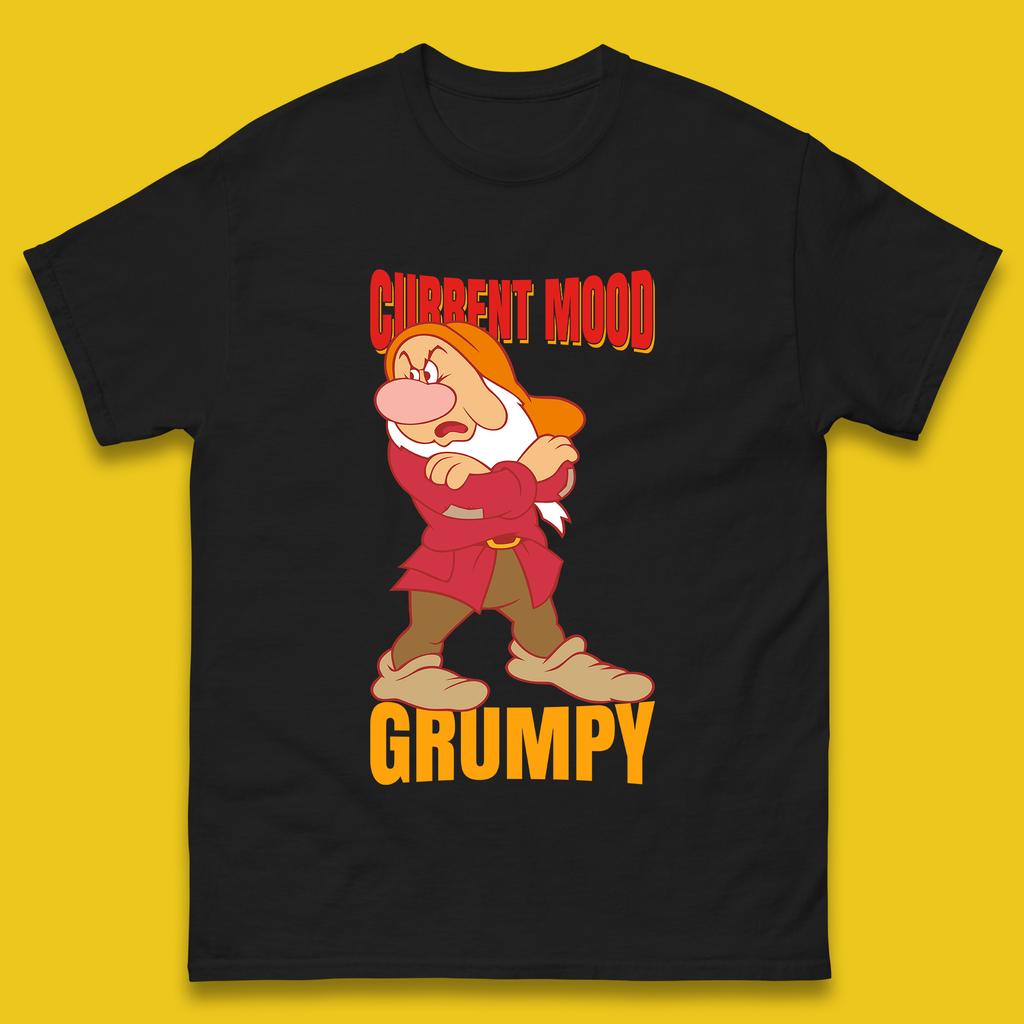 Personalised Seven Dwarfs Current Mood Mens T Shirt Womens Tops Tees