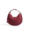 New Matte Cowhide Crescent Bag Niche High-end Personality Versatile Fashion Underarm Bag