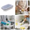 Vegetable Scrubber Double-Sided Fruit Vegetable Brush Veggie Scrubber For Dish Washing Bottle Pot Stove Pan Oven Sink Cooking