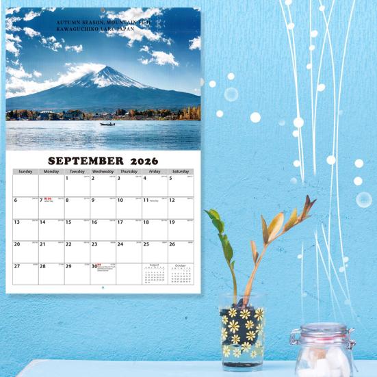 2026 Funny Dog Wall Calendar 12 Month Cute Animal Lovers Decor Spiral Bound Thick Paper Decorative Gift for Pet Owners Office Humor Monthly Layout