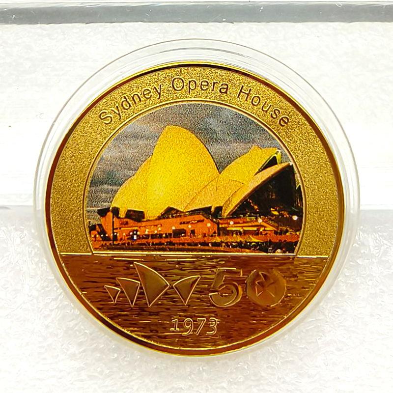 Sydney Opera House Commemorative Coin Collection 50th Anniversary Australian Architecture Souvenir Coin