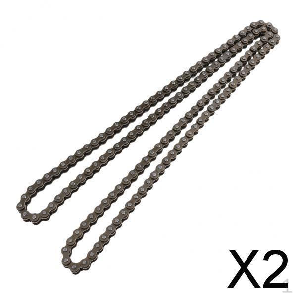 2x 25H 73 Links Starter Motor Chain ATV
