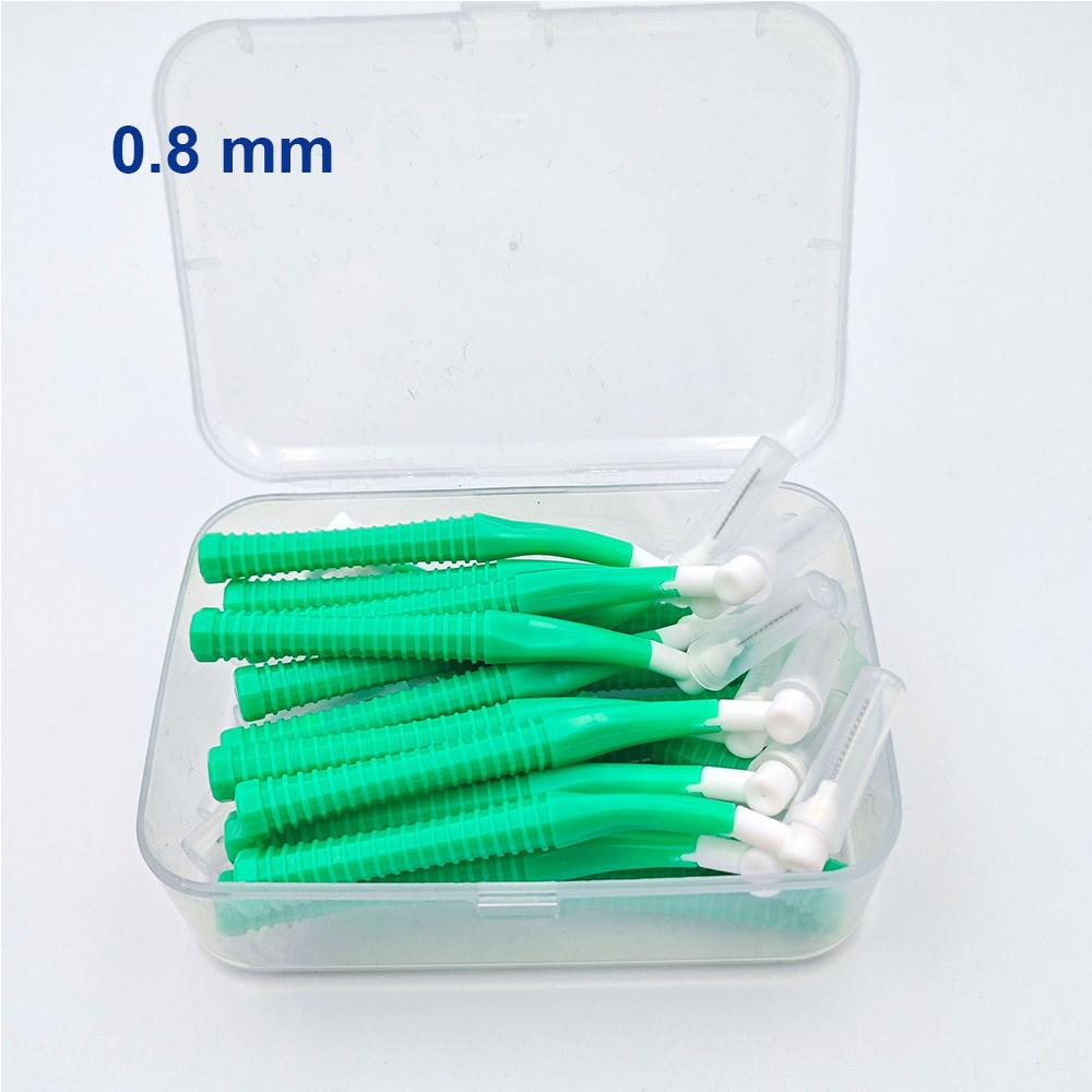Interchangeable Interdental Brush Cleaning Between Teeth Oral Care Replaceable Orthodontic Toothpicks L Shape Tooth Floss
