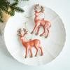 Christmas Alien Painted Ornament Set with Tree Top Star