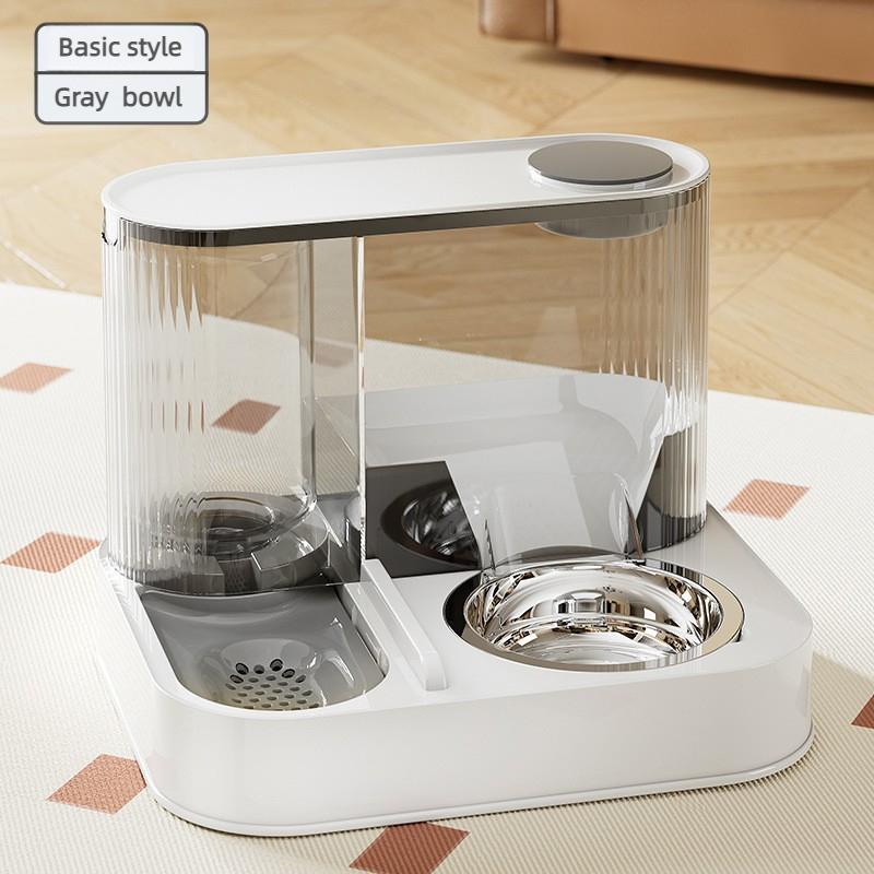

2.2L Cat Automatic Feeder 1.5L Water Dispenser Cats Bowl Auto-refill Water Pet Feeder Moisture-proof Pet Products Supplies