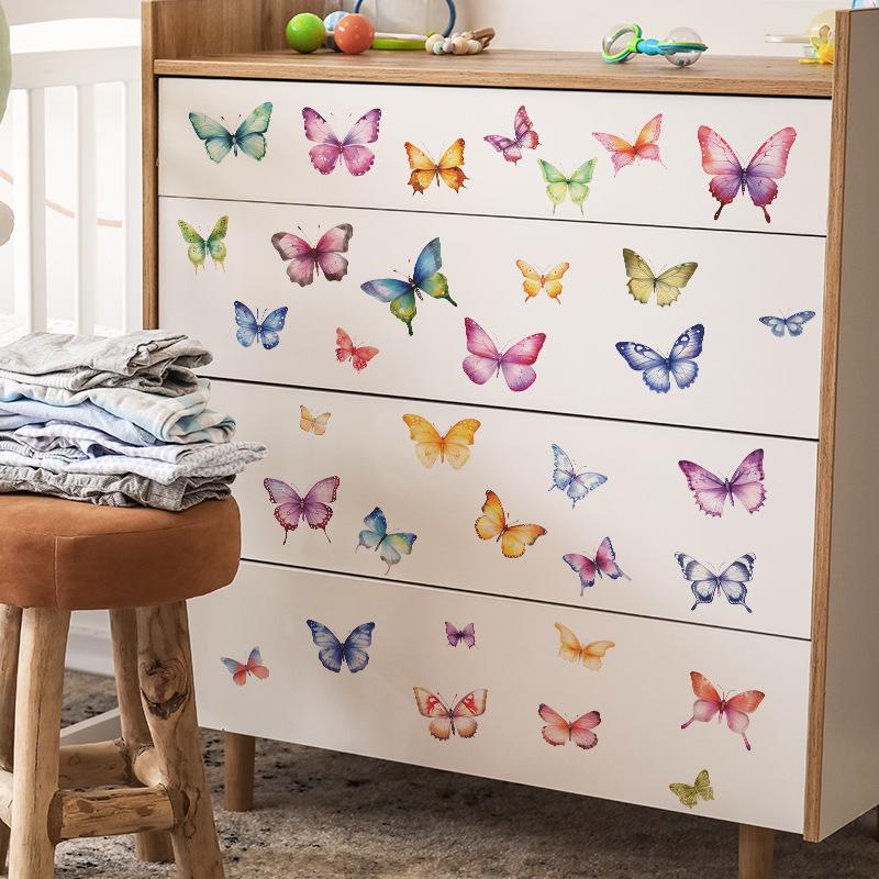 Colorful Butterfly Wall Sticker for Bedroom, Living Room, Kitchen Decoration
