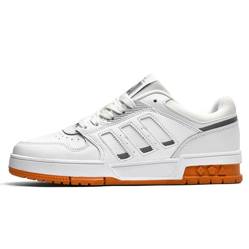 Forrest Gump Putian buty na desce buty skórzane buty sportowe trzy paski para nowe