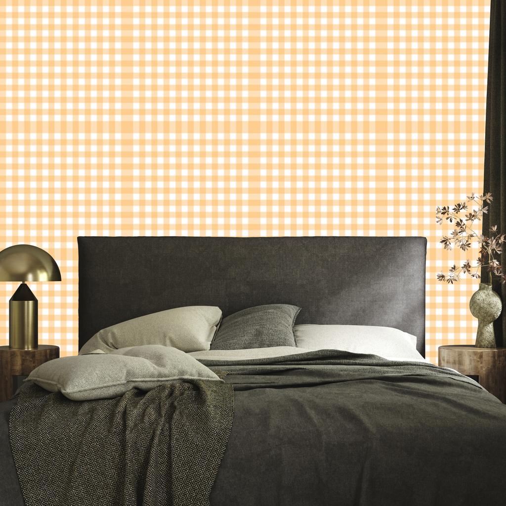 Wallpaper Fabric Pattern Cream Background, Cream Center for Living Room and Bedroom 50x1000