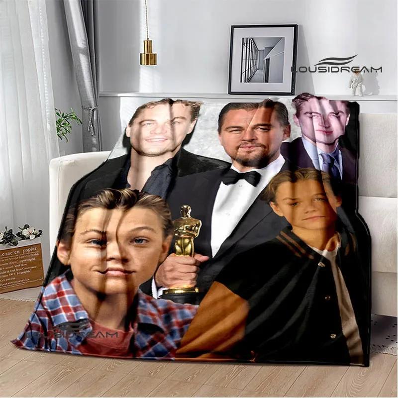 Coperta stampata Titanic Leonardo DiCaprio Coperta calda morbida e confortevole per casa viaggio letto coperta da picnic regalo di compleanno