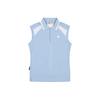 ONOFF Women'S Wide Collar Functional Sleeveless T-Shirt Of9804La_Blue