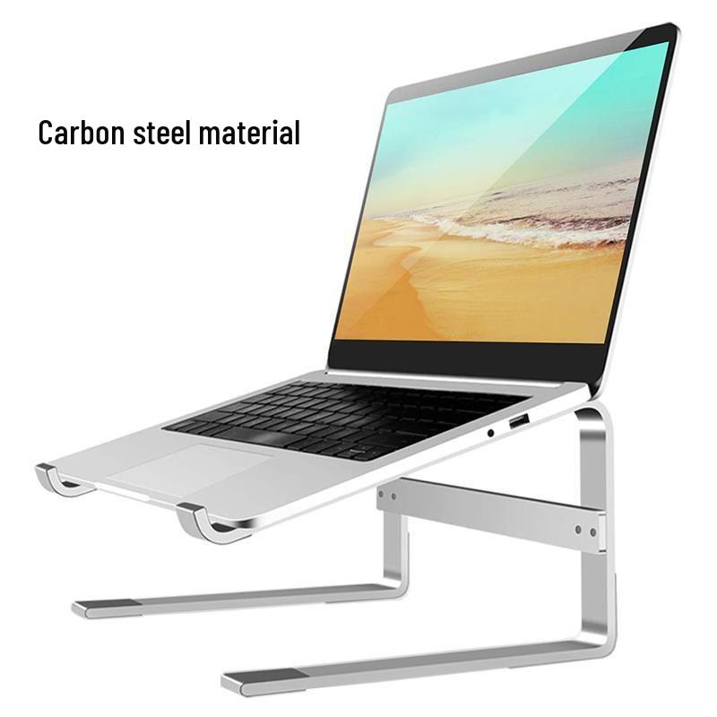 Dual-Layer Adjustable Metal Laptop Cooling Stand for Desktop