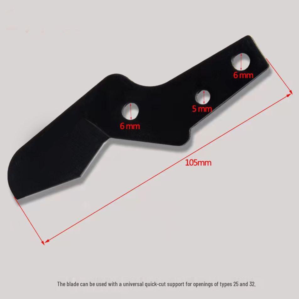 PPR Scissors PVC Pipe Cutter - Blue Whale Blade, Quick-Cut, Steel Universal Black Blade