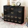 Wood Drawer Type Storage Box Vintage Desk Organizer Boxes Accessory Stash Office Organizing Cases Cosmetics Storage Container