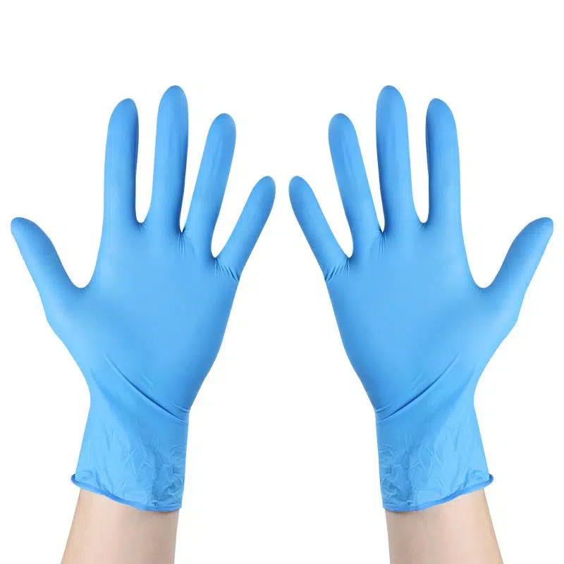 Examination Powder Free Nitrile Gloves Disposable Nitrile Gloves Manufacturers Blue 5mil Nitrile Gloves Xs синий