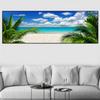 Landscape Sunset Beach Cloud Seascape Canvas Painting Tropics Palm Tree Coast Posters and Prints Wall Art Home Decor No Frame