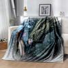 Gothic Style Blanket Soft & Cozy Suitable for Couch Seaside Bed All-Season Use Playful Design Gift for Travel Home Birthdays