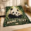 Panda Elternteil umarmt Junges Korallenfleece Decke