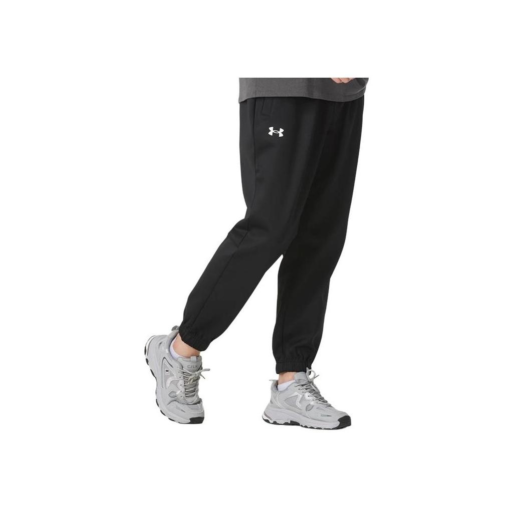 Under Armour Comfortable Durable Solid Color Casual Pants Unisex Pants Black 24600705-001