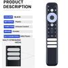 Smart TV Remote Control Controller Replacement for TCL Smart TV RC902V FMR1 FMR4 FMR5 FMR7 with Netflix Keys (No Voice)