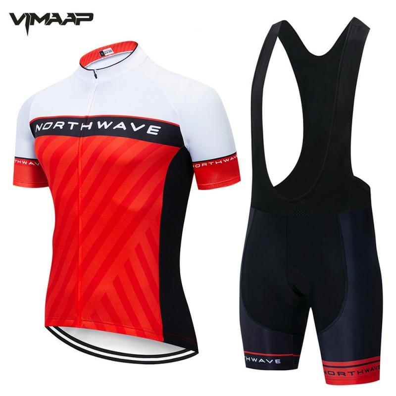 Mens Cycling Jersey Set Short Sleeve Breathable Mesh Bike Apparel Ride