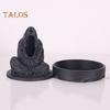 Meditation Dead LED Candlestick Mysterious Ghost Candle Holder for Halloween Home Desktop Decoration