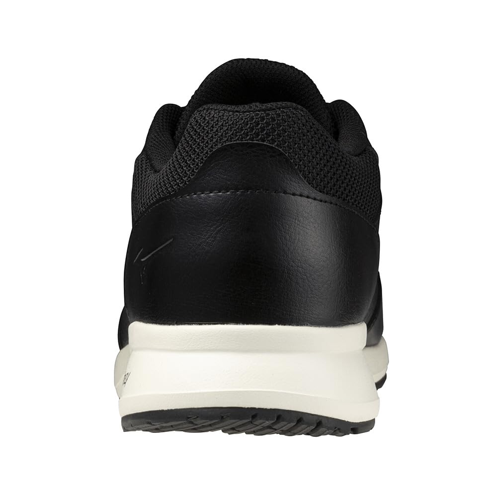 Mizuno Walking Casual Black and Size 3E ME-NS Men's Shoes, Sneakers, Business, Commuting, Travel, Black, Brown, Beige, White, 27.0 Cm,