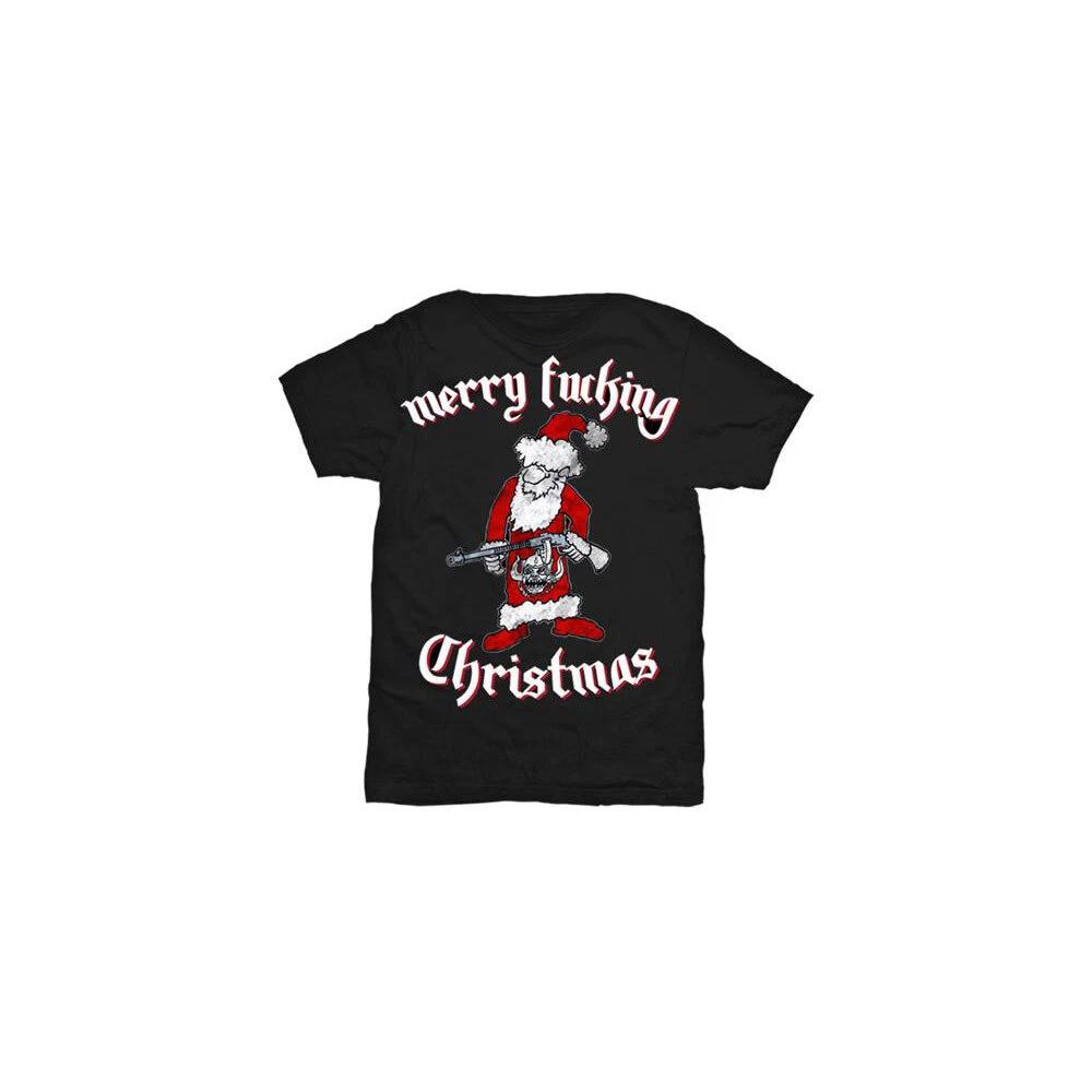 Motorhead Unisex TShirt Merry Effing Christmas S