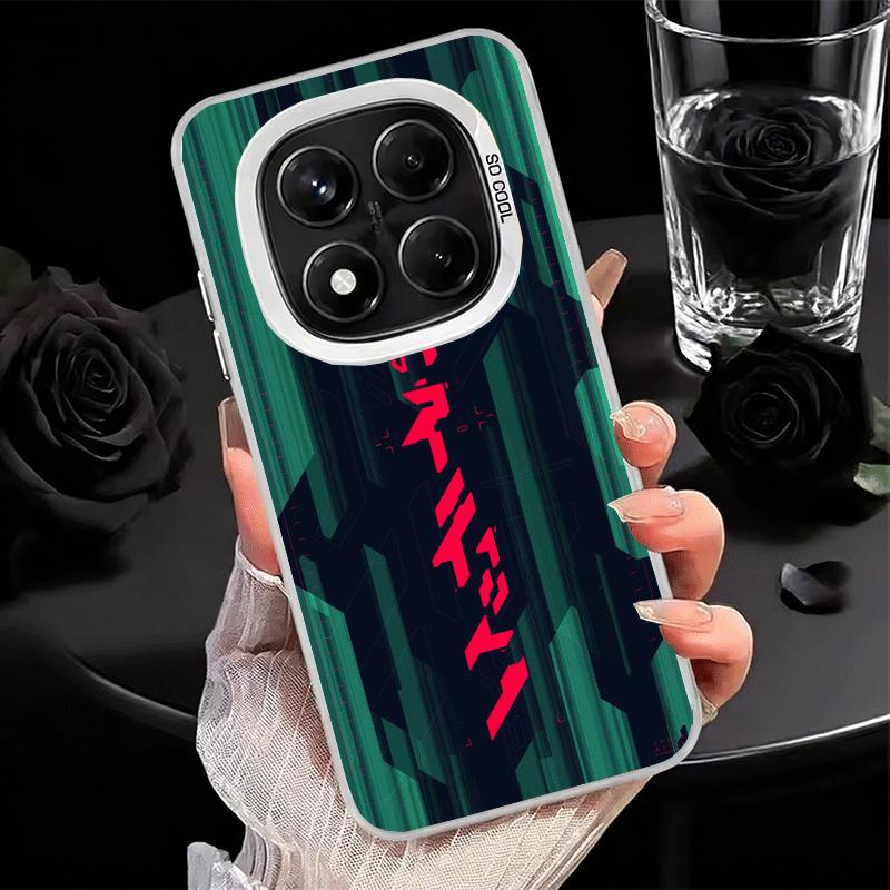 

Мягкий чехол для телефона в киберпанк-эстетике для Xiaomi Redmi Note 13 14 15 Pro Plus 12S 12 11S 11 11T 10S 10 Ударопрочная задняя крышка Redmi Note 14 4G