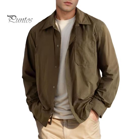 

Мужское пальто с лацканами и длинным рукавом, однотонная куртка с пуговицами, весна-осень, ретро, повседневная верхняя одежда S армия зеленый