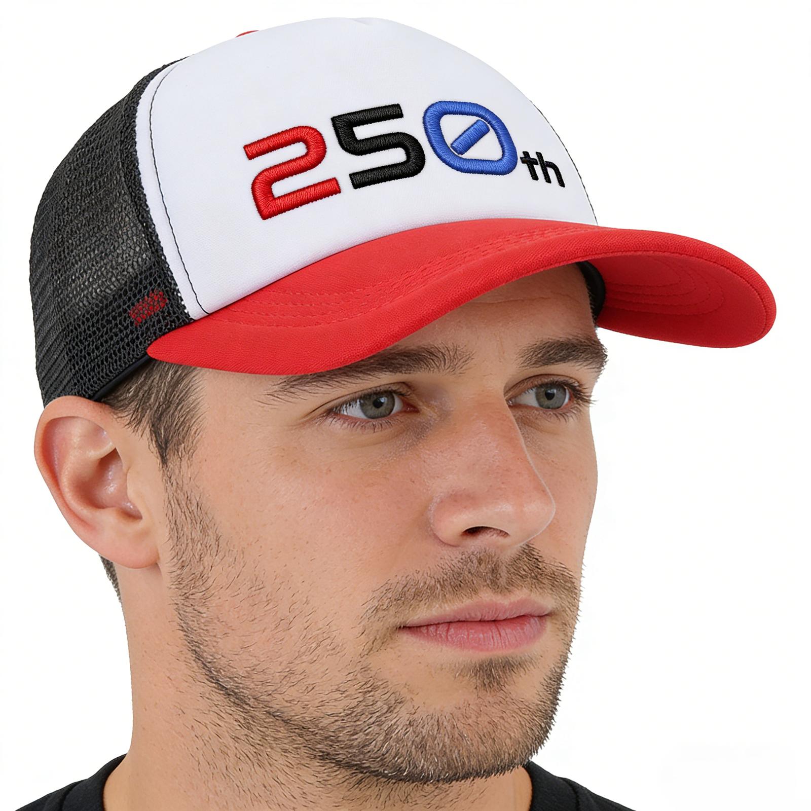 

New Embroidered American Independence Day Sunshade Baseball Cap Outdoor Hat 250th Anniversary One size