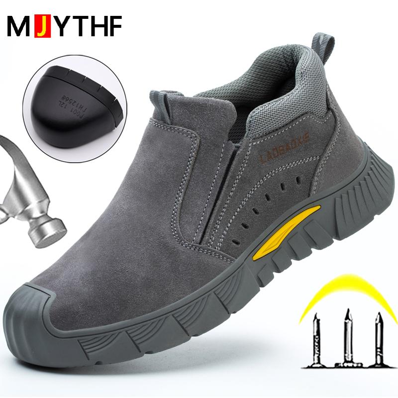 Indestructible Shoes Men Anti Scalding Welding Shoes Anti Impact Anti Puncture Construction Site Work Boots Men Safety Shoes