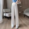 High Waist Straight Leg Pants Loose Wide Leg Pants Woman Fashion Casual Pants Pregnant  Female
