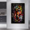 Abstract Graffiti Art Lion Tiger Giraffe Canvas Art Animals Posters and Prints Wall Art Decor Pictures For Living Room Cuadro