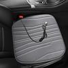 12V Heated Car Seat Cushion 17.72"x17.72" Thick Memory Foam Seat Protector Pad Anti-Slip Bottom Car Seat Pad for Car Office Home Use