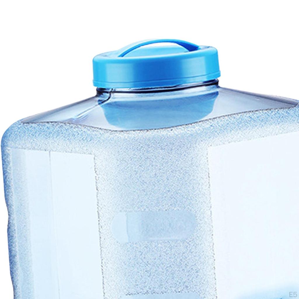 Camping Water Container Barrel Portable Tank with Lid Empty Jug Bottle for