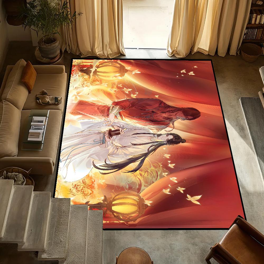 anime Door Mat Official Anti-Slip Heaven Kitchen Bedroom Handmade Tufted Rug Carpet Living Blessing Room Entrance Decoration
