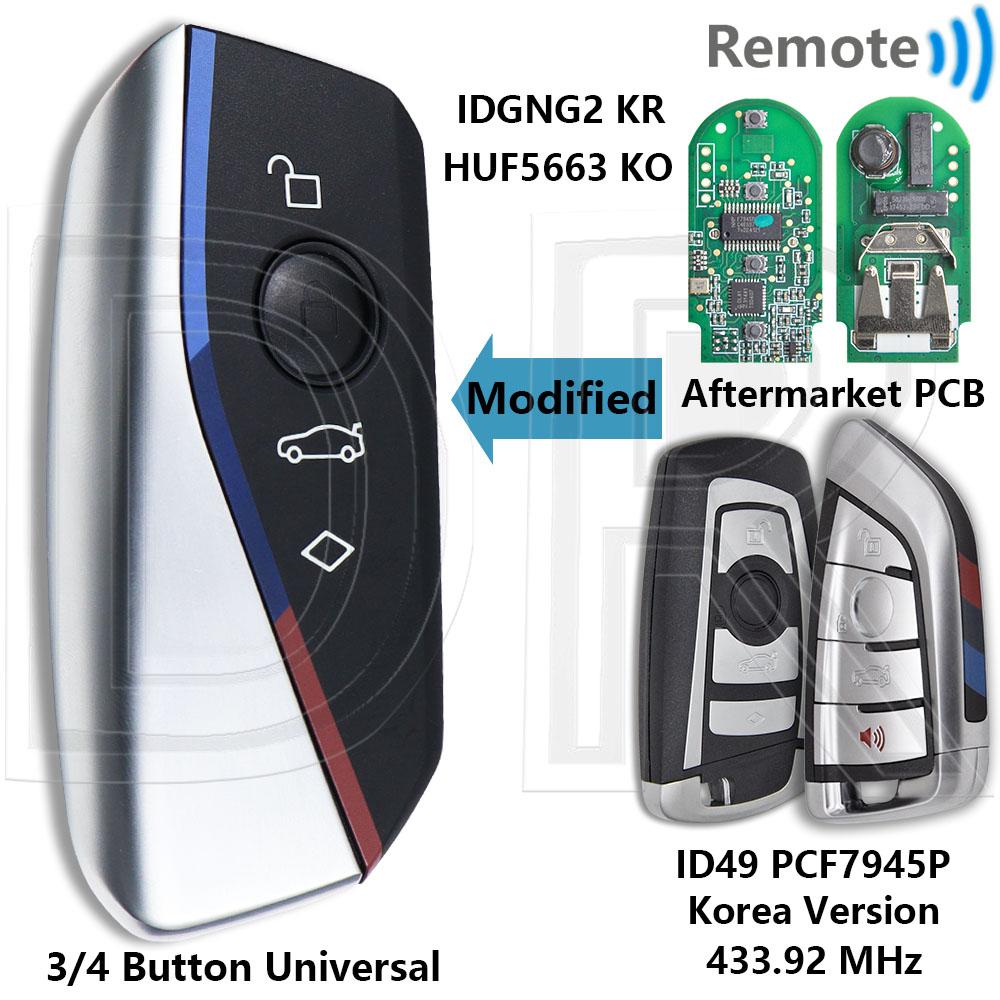 DR CAS4+FEM BDC Upgrade U-Stil ID49 PCF7945/53 315/433/868MHz Keyless Go Auto-Fernschlüssel für BMW 1 3 5 6 7 Serie F-Chassis