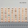 56pcs/Lot DIY Figures Head Building Blocks Accessories Laugh Cry Charming Angry Facial Expression Mini Bricks Toys Model Kids Gifts