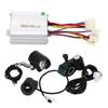 Bike Controller Thumb Throttle Set Brushed Controller Kit with Headlight Switch for Electric Tricycle Scooter 36V 350W