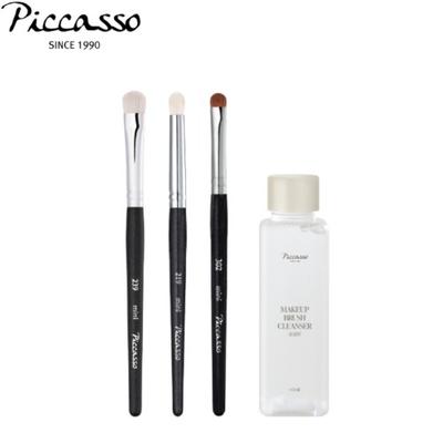 PICCASSO Lidschatten Mini Pinselset 3 Stück