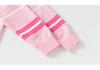 2026 Autumn Kids' Pink Striped Knit Cardigan – Girls' Single-Breasted Sweater