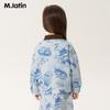 M.Latin Girls' Faux Denim Print Jacket