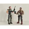 2pcs/lot Lanard the Corps Elite Kenji "Rain" Shinto Vs Zander Crash Baptiste 3.75inch Kid Toy Figure