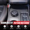 Black Alloy DRIVE MODE Adjust Knobs Ring Cover for Ford Ranger -2024