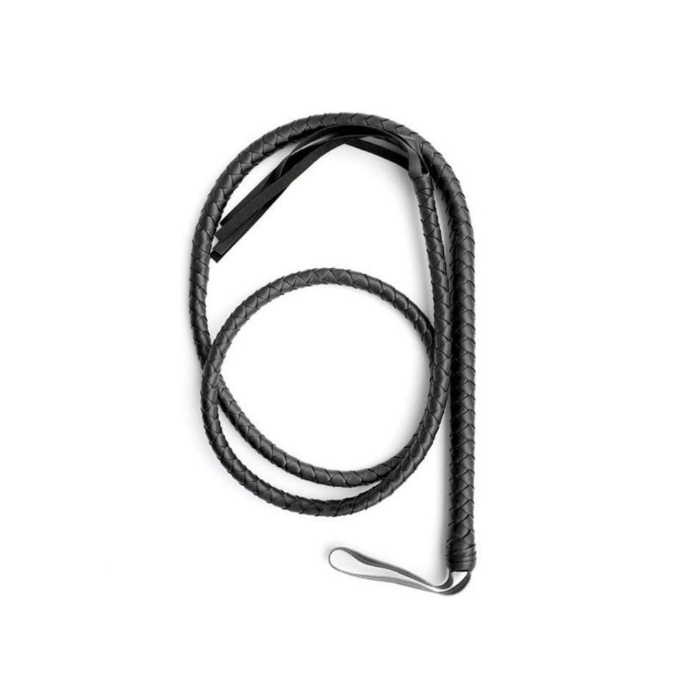 Xianyi Love Underwear Accessories Black Extended Leather Whip Costume Props Show Horse Whip Couple Flirting Toy P2