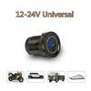 New LED Panel Digital Voltage Meter Low Voltage Alarm For Motorbike Car Boat 12V-24V