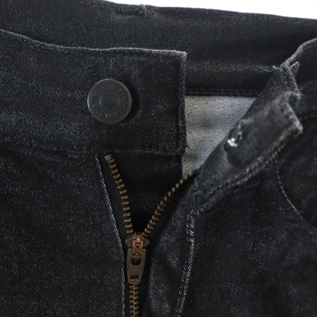 HYSTERIC GLAMOUR made in Japan stretch Slim pants w23 Black series Women Used