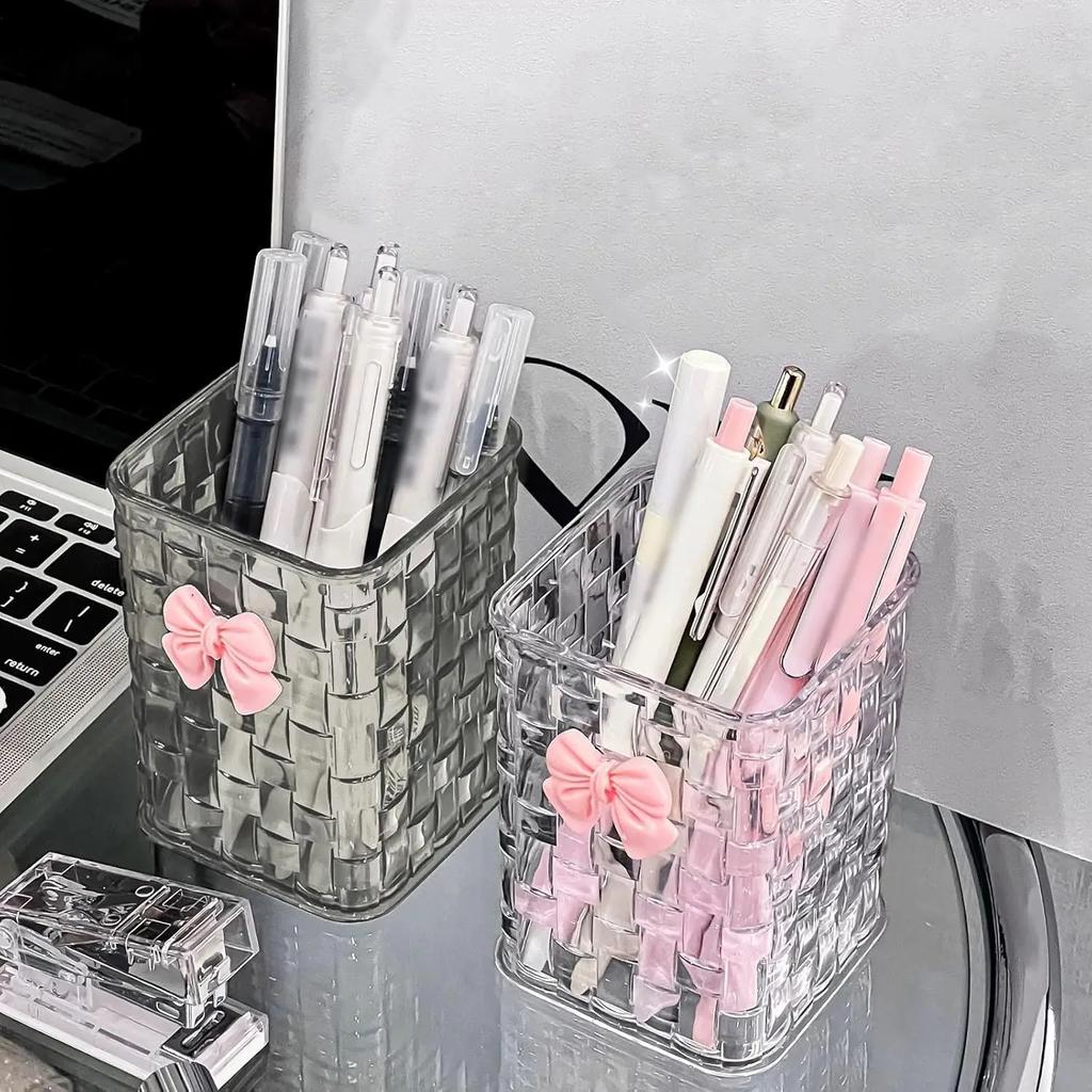 Transparente Acryl Make-up Pinsel Aufbewahrungsbox Schreibtisch Kosmetik Organizer Lippenstift Aufbewahrung Nagellack Displayständer Rack Schmuckkoffer